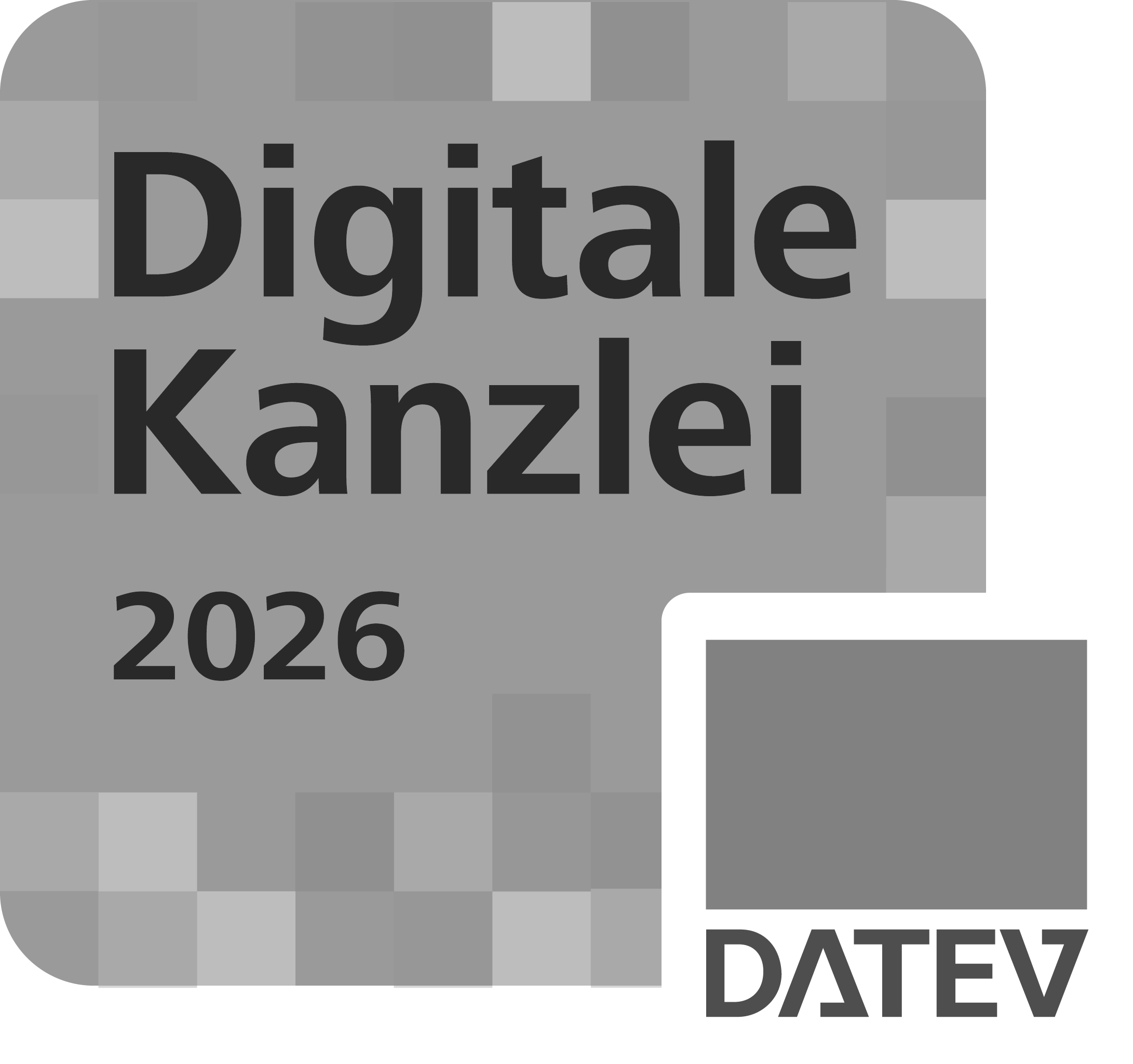 DATEV Label Digitale Kanzlei 2025 SW
