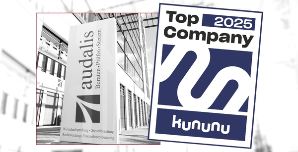 Kununu Auszeichnung audlis Top Company 2025